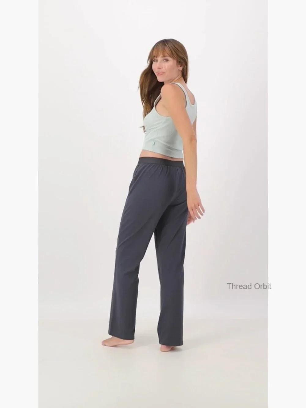 2-Piece Crop Tank & Lounge Pants Set Supersoft Loungewear Pajama Set